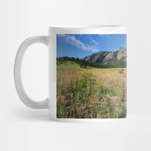 Boulder's Flatirons At Chautauqua Park Mug